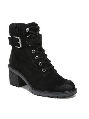 Nib Zodiac Gemma-Fur Ankle Suede Booties